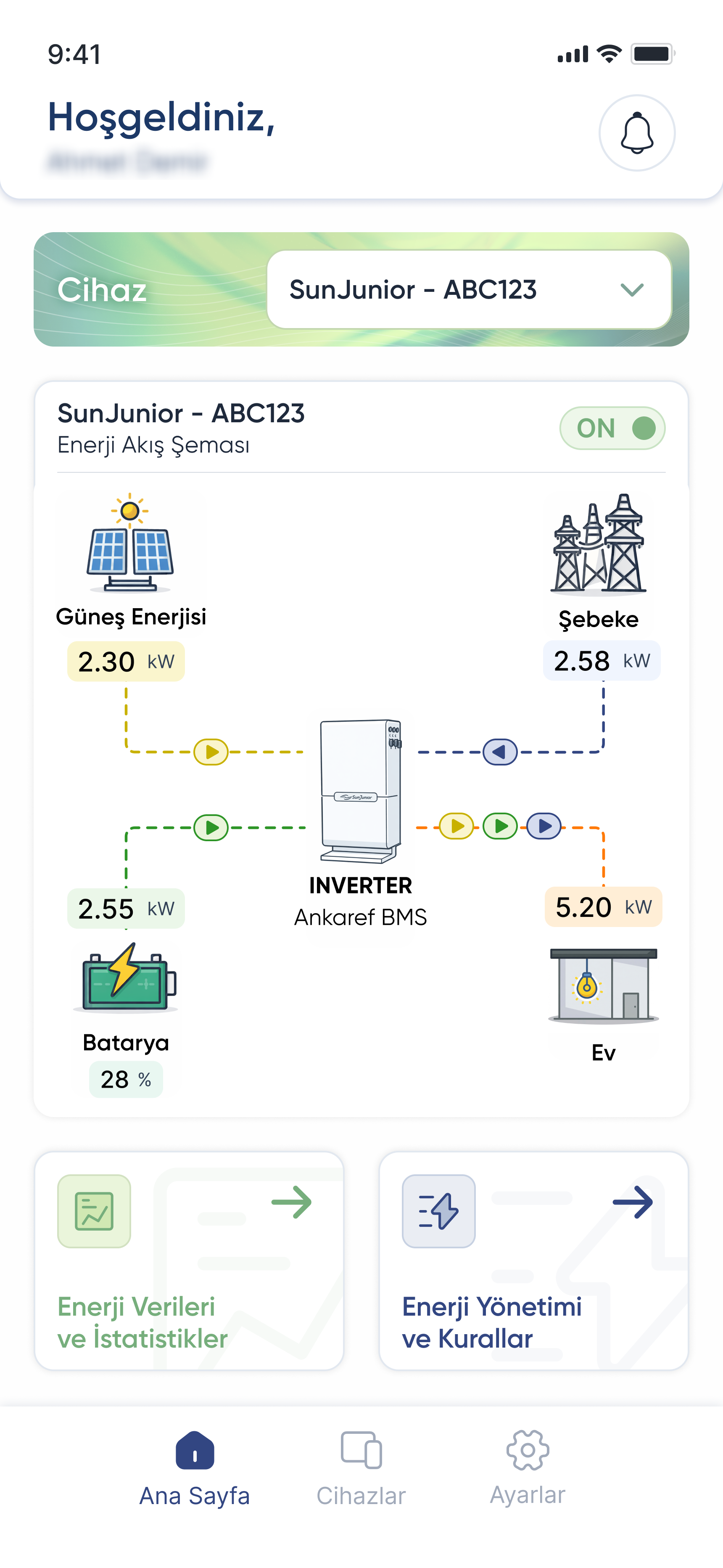 SunJunior mobile app screenshot